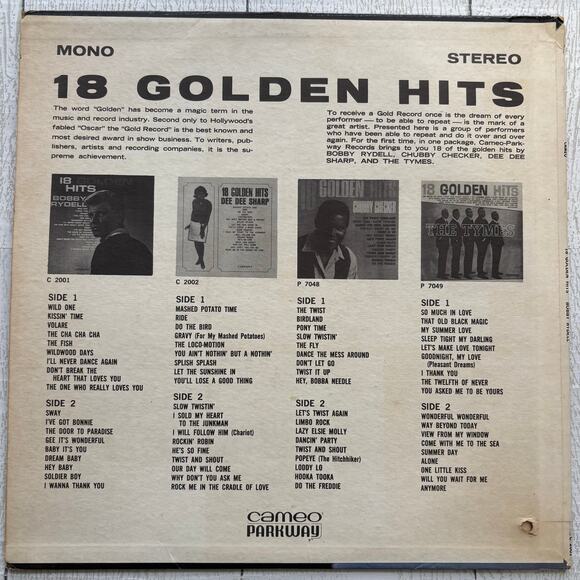 Vintage Cameo 1963 Bobby Rydell 18 Golden Hits - Picture 2 of 10